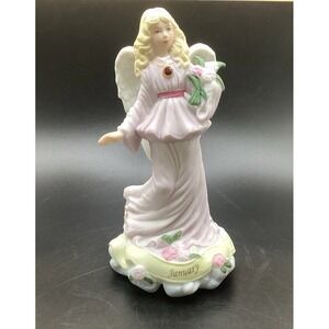 Vintage Enesco 1997‎ Birthday Angel For January-6" Tall